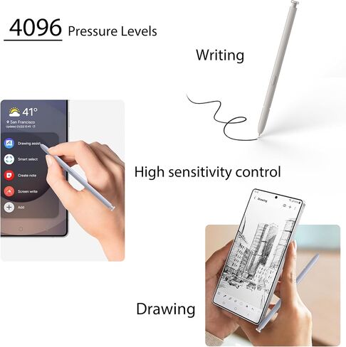 استبدال القلم S25 Ultra s لـ Samsung Galaxy S25 Ultra S Pen ، S25 Ultra Stylus لـ Samsung Galaxy S25 Ultra 5G ، الإصدار الأمريكي ، EJ-PS938BBEGUJ ، 3 NIBS + 1 CLIP (Black) in Kuwait