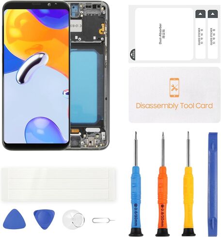 TFT LCD Screen for Samsung Galaxy S8+ Plus G955 Screen Rreplacement for Samsung Galaxy S8 Plus LCD Display Touch Digitizer Assembly G955F G955A SM-G955U Repair Kit Black with Frame [Not Fingerprint] in Saudi Arabia
