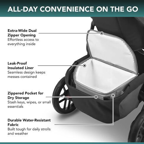 صندوق مبرد لسلال uppababy vista ، كروز ، سلال عربة التلال ، ملائمة مثالية لسلال عربة uppaerbaby ، من السهل إزالة ، مربع مبرد تسرب معزول ، مقابض محمولة محمولة in Kuwait