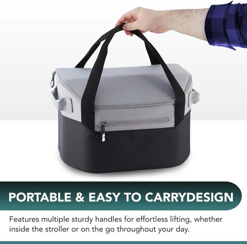 صندوق مبرد لسلال uppababy vista ، كروز ، سلال عربة التلال ، ملائمة مثالية لسلال عربة uppaerbaby ، من السهل إزالة ، مربع مبرد تسرب معزول ، مقابض محمولة محمولة in Kuwait