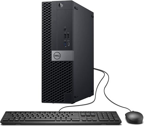 Dell OptiPlex 5060 SFF Desktop Computer with Monitor 23.8in FHD, Inte Core i5-8600 @ 3.30 GHz, 32GB DDR4 RAM, 1TB SSD, 4K Support, DisplayPort,RJ45, Windows 11 Pro (Renewed) in Saudi Arabia