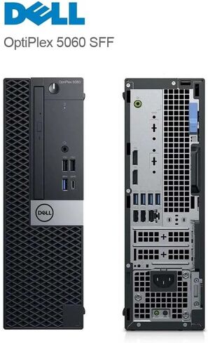 Dell OptiPlex 5060 SFF Desktop Computer with Monitor 23.8in FHD, Inte Core i5-8600 @ 3.30 GHz, 32GB DDR4 RAM, 1TB SSD, 4K Support, DisplayPort,RJ45, Windows 11 Pro (Renewed) in Saudi Arabia