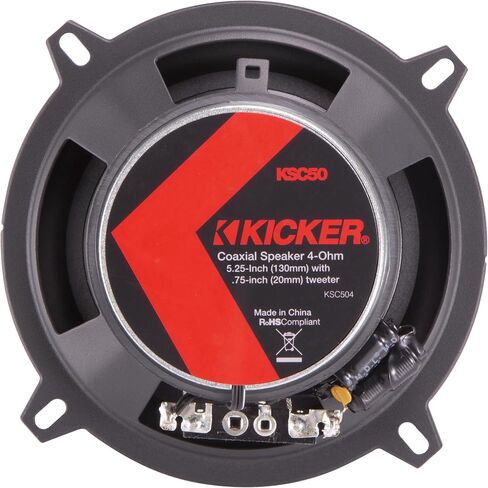Kicker 51KSC504 KS-Series 5.25 "مكبرات صوت محورية مع مكبرات الصوت .75" ، 4 أوم ، زوج (متجدد) in Kuwait