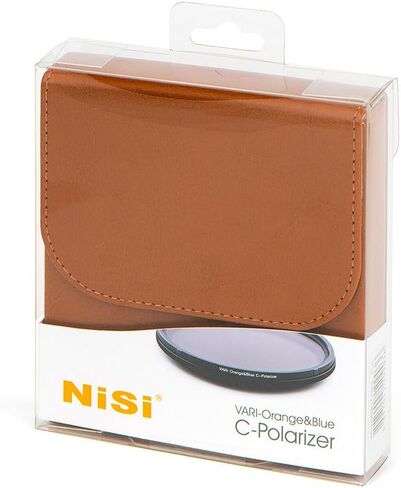 Nisi vari 67mm Orange & Blue Cpl | لون لون تعزيز مرشح الاستقطاب الدائري | التعرض الطويل وتصوير المناظر الطبيعية in Kuwait