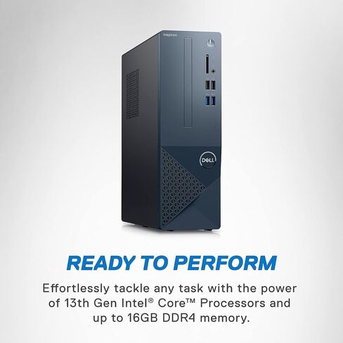 DELL Inspiron 3020S Small Desktop, Intel i5-13400, 16GB DDR4 RAM,512GB SSD, Intel UHD 730 Graphics, Win 11 Pro, Bluetooth, WiFi, Mist Blue in Saudi Arabia
