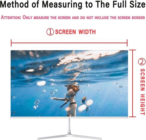 Anti Blue Light Glare Screen Protector for 31.5 inch Computer Monitor, Anti-Scratch Screen Protector Shield 16:9 Widescreen Monitor Desktop PC Blocking Filter for Eye Strain in Saudi Arabia