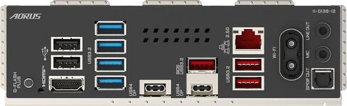 GIGABYTE X870E AORUS PRO Motherboard - Supports AMD Ryzen 9000 CPUs, 16+2+2 Phases Digital VRM, up to 8000MHz DDR5 (OC), 4xPCIe 5.0 + 4xM.2,Wi-Fi 7, 2.5GbE LAN, USB 3.2 Gen 2x2 in Saudi Arabia