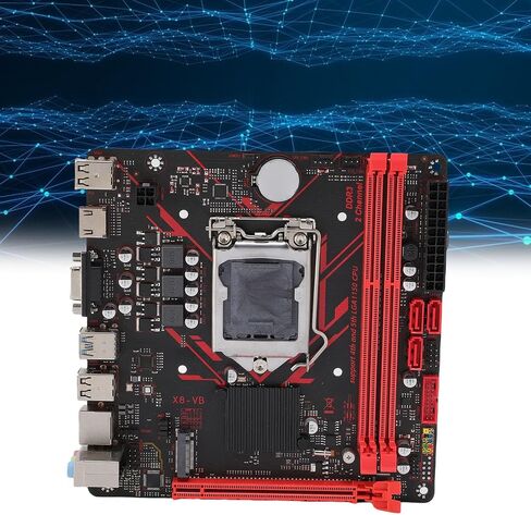 Bewinner H81 Micro ITX Motherboard لـ LGA1150 مع DDR3 1920X1080 ، 60Hz ، Serial Ata M.2 NVME Mining Motherboard لـ Core I7 I5 I3 CPU (بطاقة شبكة 1000 ميغابت في الثانية) in Saudi Arabia