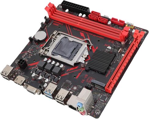 Bewinner H81 Micro ITX Motherboard لـ LGA1150 مع DDR3 1920X1080 ، 60Hz ، Serial Ata M.2 NVME Mining Motherboard لـ Core I7 I5 I3 CPU (بطاقة شبكة 1000 ميغابت في الثانية) in Saudi Arabia