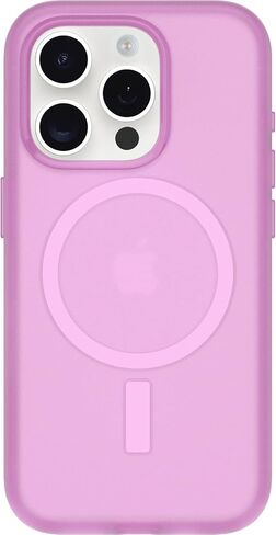 سلسلة التناظر Otterbox Series لينة لمسة Magsafe لـ iPhone 15 Pro - Dark Echo (Black) ، وتصميم مطاطي أنيق ، وسلس ، ومصدات الكاميرا ، وشفة الشاشة الواقية in Kuwait