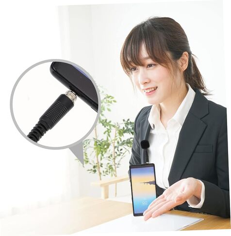 2PCS MINI Nove Novening Microphone للبث المباشر الغناء وتسجيل الميكروفون المحمول للهاتف والكمبيوتر ملحق الإضافات المباشرة in Kuwait