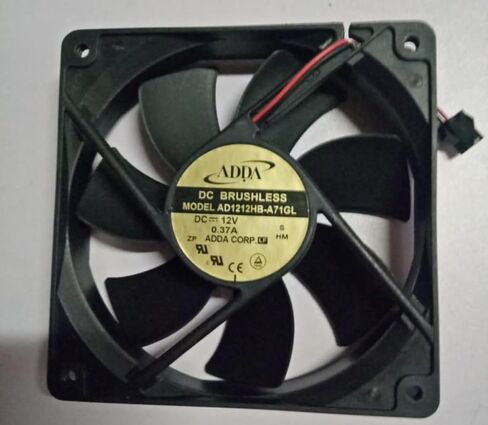 AD1212HB-A71GL 120X120X25MM12V 0.37A 2050RPM 80.50CFM 12CM 2-WRO in Saudi Arabia