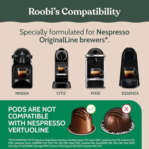 طقم Roobi Descaling and Cleaning متوافقة مع Nespresso Originaline. يتضمن زجاجة واحدة من محلول التخلص ، و 12 قرصًا للتنظيف و 1 جراب قابل لإعادة الاستخدام. كربون محايد. 1 سنة العرض. in Kuwait