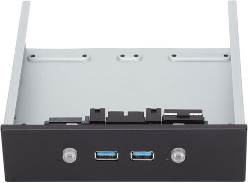 5.25 "اللوحة الأمامية لمحور USB المعدني لمحرك الأقراص الضوئي لسطح المكتب ، منافذ USB3.0 2x ، توسيع طاقة 2x ، توسيع 2x USB ، قوس القرص الصلب 2.5 بوصة ، مركز توسيع سطح المكتب in Kuwait