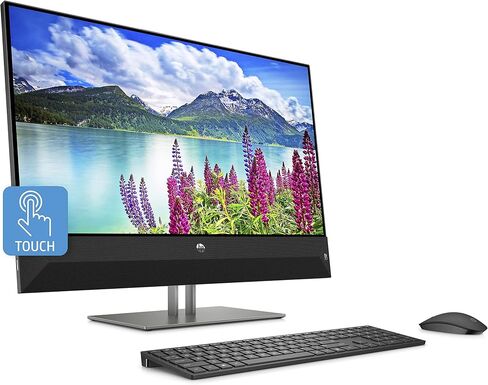 HP Pavilion 24 All-in-One PC 23.8 "Touchscreen ، Intel Core I5-8400T ، Intel UHD Graphics 630 ، 1TB HDD + 16GB OPTANE MEMORY ، 4GB SDRAM ، MOUSE اللاسلكي ولوحة المفاتيح ، كاميرا الويب الخاصة بـ FHD ، 24-xa0053w in Saudi Arabia