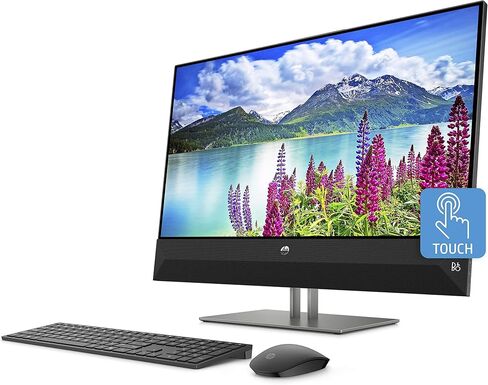 HP Pavilion 24 All-in-One PC 23.8 "Touchscreen ، Intel Core I5-8400T ، Intel UHD Graphics 630 ، 1TB HDD + 16GB OPTANE MEMORY ، 4GB SDRAM ، MOUSE اللاسلكي ولوحة المفاتيح ، كاميرا الويب الخاصة بـ FHD ، 24-xa0053w in Saudi Arabia