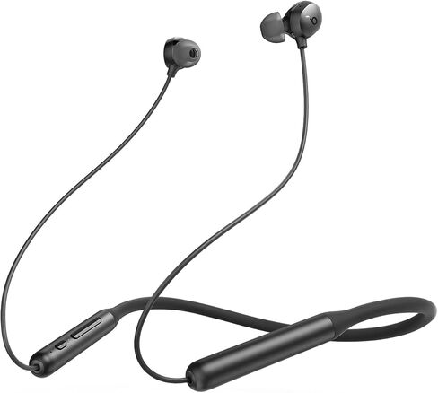Soundcore by Anker Life U2i Wirelessband Headons ، برامج تشغيل 10 ملم مع تقنية باس ، ووقت اللعب 22 ساعة ، والمكالمات المحسنة AI ، وقابلة للطي وخفيفة الوزن ، مقاومة للمياه IPX5 ، وآمنة (متجددة) in Kuwait