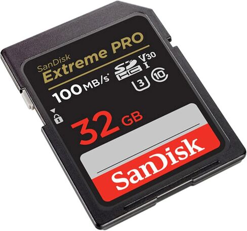 SanDisk Extreme PRO 32GB UHS-I U3 SDHC Memory Card in Saudi Arabia
