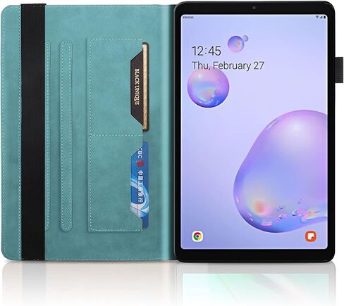 السفر على جهاز لوحي متوافق مع علامة تبويب Samsung Galaxy A 8.0 (2019) SM-T290 ، SM-T295 PU جلدي محفظة غطاء واقية شجرة الحياة الكمبيوتر اللوحي in Kuwait