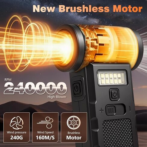 Air Air Duster-24000000RPM AIR AIR DUSTER SUBER عالية السرعة من منفاخ الهواء غير القابل للفرشاة. in Kuwait