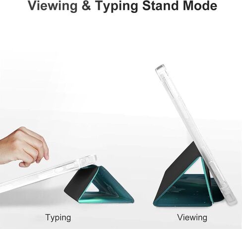 الذئب الثلجي مع حالة Aurora Borealis مع حامل القلم Trifold Trifold Slim متوافق مع iPad Mini 4/5/6 Mini6 （8.3in） in Kuwait