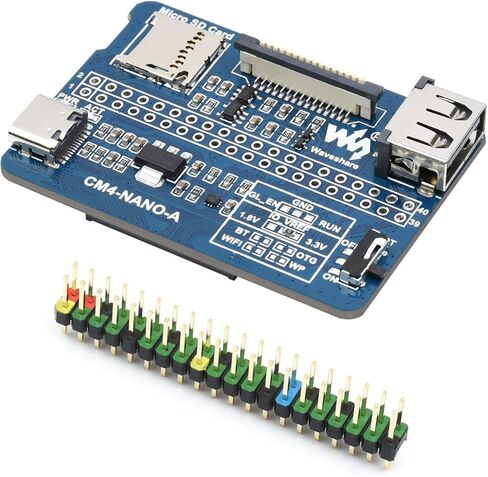لوحة قاعدة Nano Waveshare (A) لوحدة حساب Raspberry PI 4 نفس حجم لوحة قاعدة CM4 لحساب الوحدة النمطية 4 Lite/EMMC in Saudi Arabia