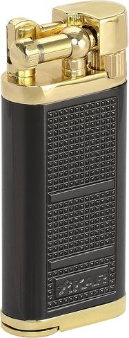 XIKAR® Pipeline Soft Flame Lighter Black & Gold in Saudi Arabia