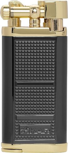 XIKAR® Pipeline Soft Flame Lighter Black & Gold in Saudi Arabia