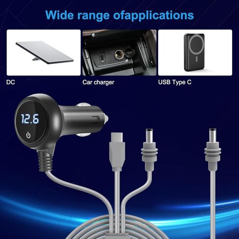 3 في 1 starlink mini cable ، شاحن usb c/dc/car 10ft/3M/DC/CAR إلى كابل بديل DC لكابل طاقة Starlink mini in Kuwait