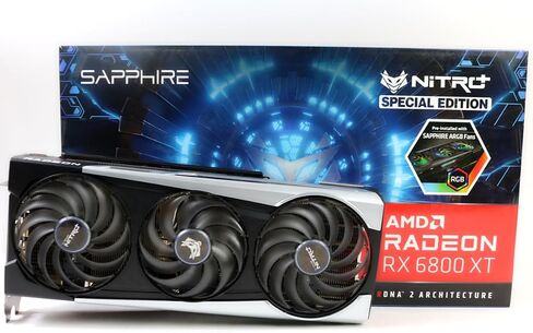 SAPPHIRE 11304-01-20G NITRO+ AMD RADEON RX 6800 XT SE PCIE 4.0 GAMING CARTER مع 16GB GDDR6 (متجدد) in Saudi Arabia