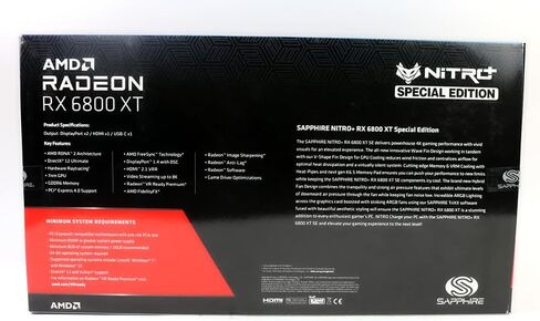 SAPPHIRE 11304-01-20G NITRO+ AMD RADEON RX 6800 XT SE PCIE 4.0 GAMING CARTER مع 16GB GDDR6 (متجدد) in Saudi Arabia