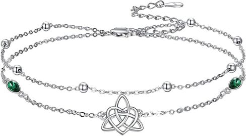 VONALA Butterfly Anklets 925 Sterling Silver Dainty Adjustable Butterfly Layered Chain Ankle Foot Link Ankle Bracelets Beach Jewelry Gift for Women in Kuwait