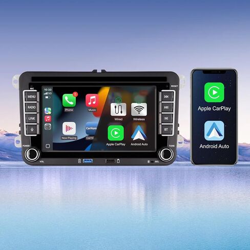 سيارات راديو لـ VW Polo Golf 5 6 Skoda Touran Jetta Passat Polo Seat Mit Carplay Android Auto Bluetooth in Kuwait