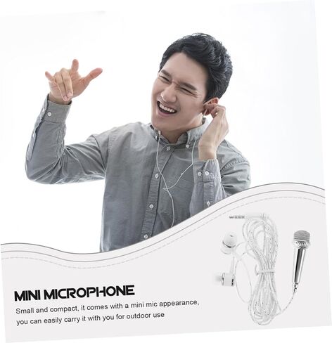 ERINGOGO Portable Mini Microphone Home Smartphone Recording Mic Lightweight Singing Mic for Phone in Saudi Arabia