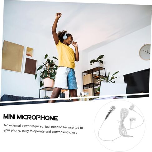 ERINGOGO Portable Mini Microphone Home Smartphone Recording Mic Lightweight Singing Mic for Phone in Saudi Arabia