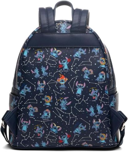 Loungefly Disney Lilo & Stitch Zodiac Glow In The Dark All-Over Print Womens Backpack in Saudi Arabia
