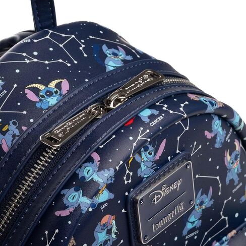 Loungefly Disney Lilo & Stitch Zodiac Glow In The Dark All-Over Print Womens Backpack in Saudi Arabia