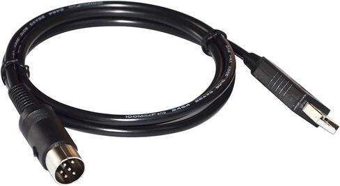 FT232RL USB إلى 6Pin 6 DIN Connector RS232 كابل برمجة الاتصالات التسلسلية لجهاز الحياكة E6000 للكمبيوتر (3 متر) in Saudi Arabia