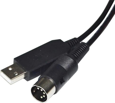 FT232RL USB إلى DIN 5Pin محول الذكور RS232 كابل الاتصال التسلسلي لـ Huazhi HZF/PTF/DTF/HZT/PTT/DTT مقياس سلسلة إلى الكمبيوتر (5 متر) in Saudi Arabia
