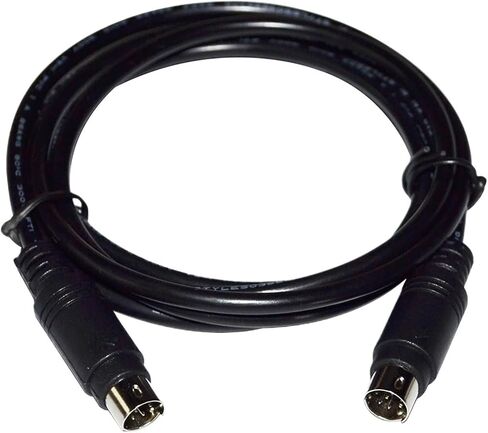 MINI DIN 8 PIN MD8 to MD8 8-PIN Male Adapter Communication Data Cable for Music SEQUENCER to Host Port Connect to(1.8m) in Saudi Arabia