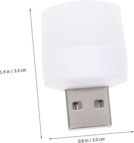 POPETPOP 10pcs USB Portable LED Night Light Warm Ambient Lighting for Car Interior Laptop Use Saving USB Socket Easy Installation in Saudi Arabia