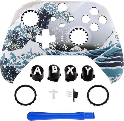eXtremeRate Custom Shell + Three-Tone ABXY Button for Xbox Elite 2 Core Controller - White in Saudi Arabia