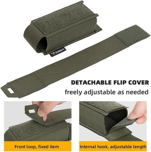 Idogear Sports التكتيكية الفردية 5.56mm مجلة مجلة حقيبة متعددة الأدوات الوظيفية حامل Molle Flashbang Design Quick-Draw Design in Kuwait
