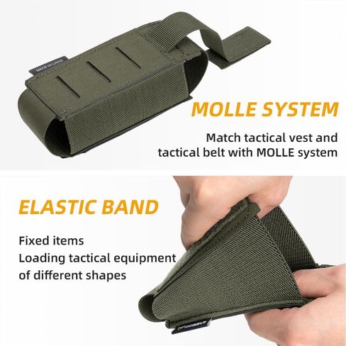 Idogear Sports التكتيكية الفردية 5.56mm مجلة مجلة حقيبة متعددة الأدوات الوظيفية حامل Molle Flashbang Design Quick-Draw Design in Kuwait