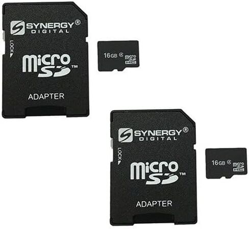 Olympus Stylus Tough TG-Tracker Camcorder Memory Card 2 x 16GB microSDHC Memory Card with SD Adapter (2 Pack) in Saudi Arabia