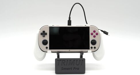 Display Stand for Trimui Smart Pro مع شحن مساحة | وحدة رف قفص الاتهام للألعاب الجهاز الرجعية متوافق مع قبضة JCSFY in Kuwait