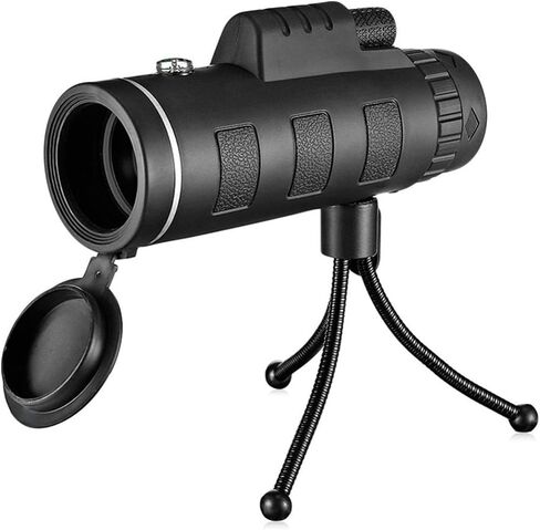 Monoculars Telescope High Power 40X60 BAK4 Mini Monocular Outdoor Camping Scopes with Compass Phone Clip Tripod Binoculars in Saudi Arabia