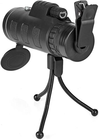 Monoculars Telescope High Power 40X60 BAK4 Mini Monocular Outdoor Camping Scopes with Compass Phone Clip Tripod Binoculars in Saudi Arabia