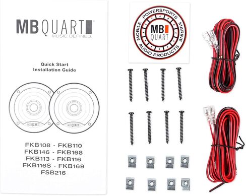 MB Quart (4) FKB116 6.5 "240 واط مكبرات صوت صوتية ذات اتجاهين in Saudi Arabia
