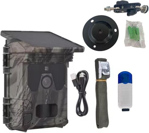 HC-600A Camera Trail Camera 50mp 4K مع رؤية ليلية ، حركة كاميرا لاسلكية مقاومة للماء يتم تنشيطها باستخدام بطاقة الذاكرة وجبل in Saudi Arabia